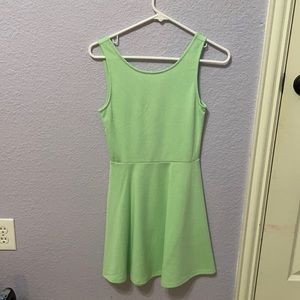 Size 4 mint green skater dress from H&M